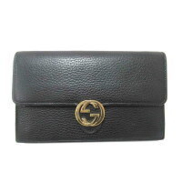 GUCCI chain wallet leather - Picture 1 of 6
